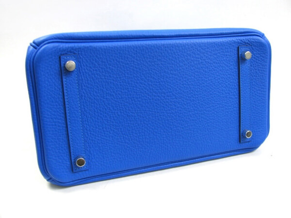 エルメス バーキン30(トリヨンクレマンス/ブルーイドラ/シルバー金具)